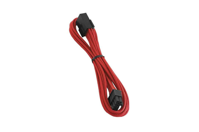 CableMod - ModFlex 8 Pin PCI-E Sleeved Cable Extensions - Red - كابل